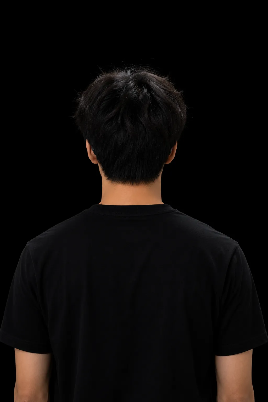 Iris glasses, back of head