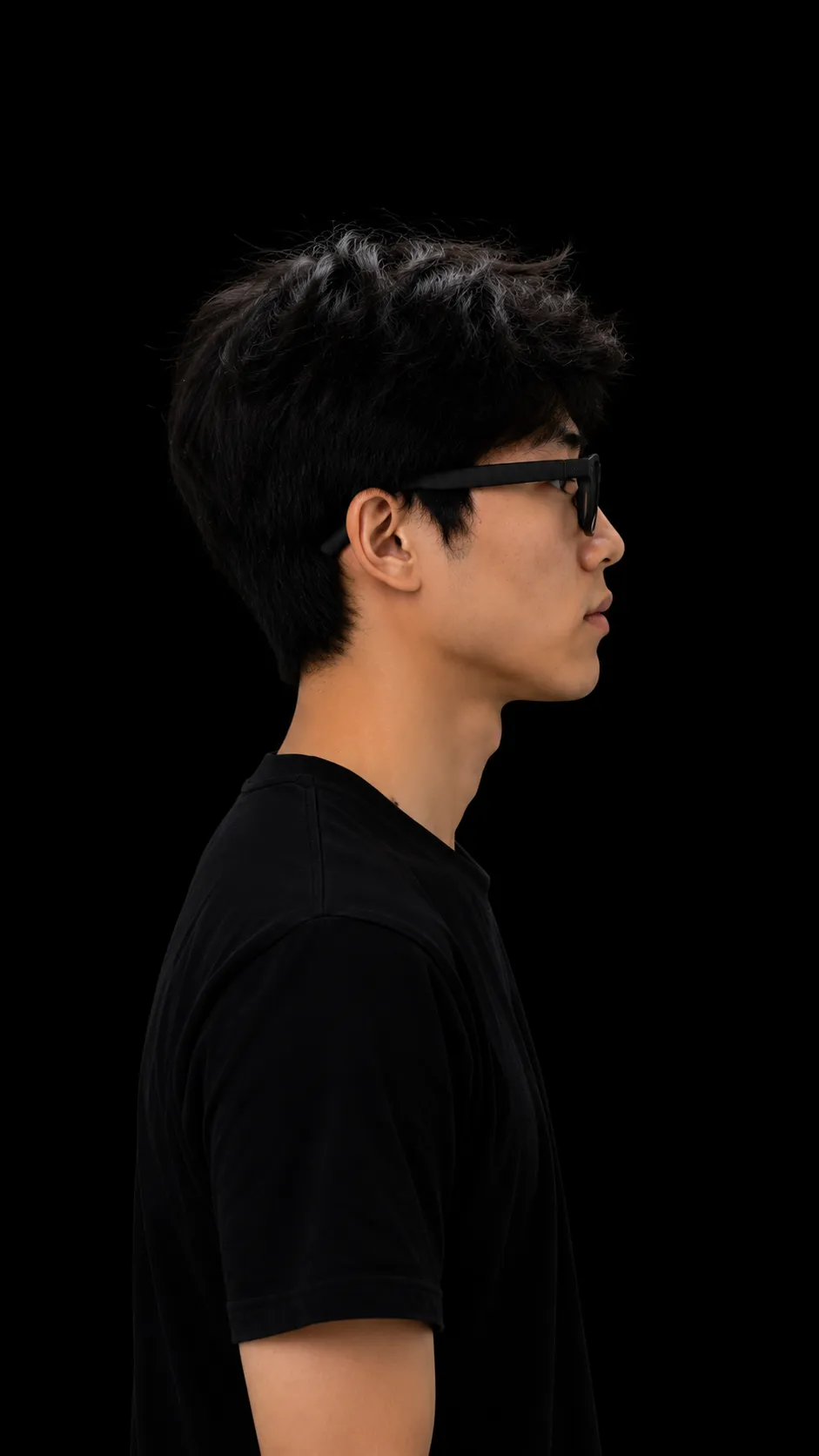 Iris glasses, right profile